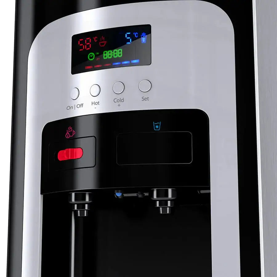 Dispensador de Agua con Control Temperatura Negro Whirlpool (S 30 WK5911BS) Dispensadores