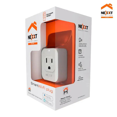 Enchufe Inteligente Wi-Fi Nexxt (AHIWPSO4U1) - Tomacorriente de Pared