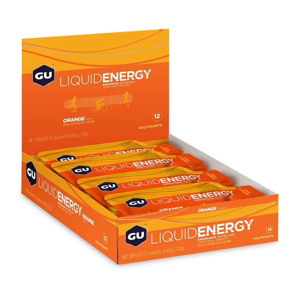 Energizante Líquido GU Energy Naranja Caja 12 Unidades - Energizantes Líquidos