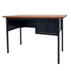 Escritorio con 2 Gavetas en Metal Negro Continental (OM-9059)
