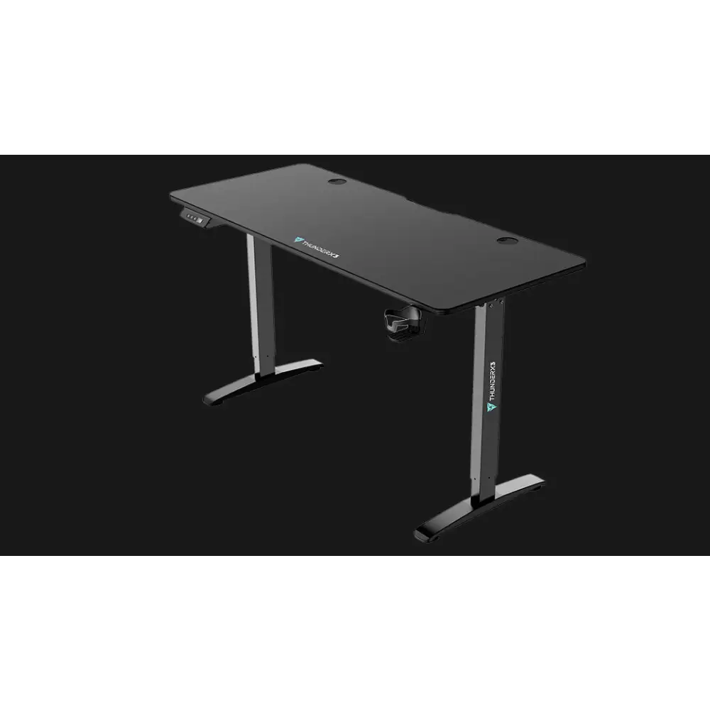 Escritorio Gaming Ajustable con Alfombrilla Completa ThunderX3 ED6 Negro