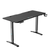 Escritorio Gaming Ajustable con Alfombrilla Completa ThunderX3 ED6 Negro