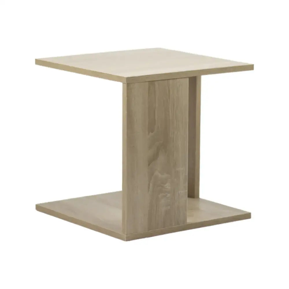 Estante de Cubo Roble Claro 38x38x38 cm Kenneth Cole (KCWD2022053-OA) - Mesa Esquinera