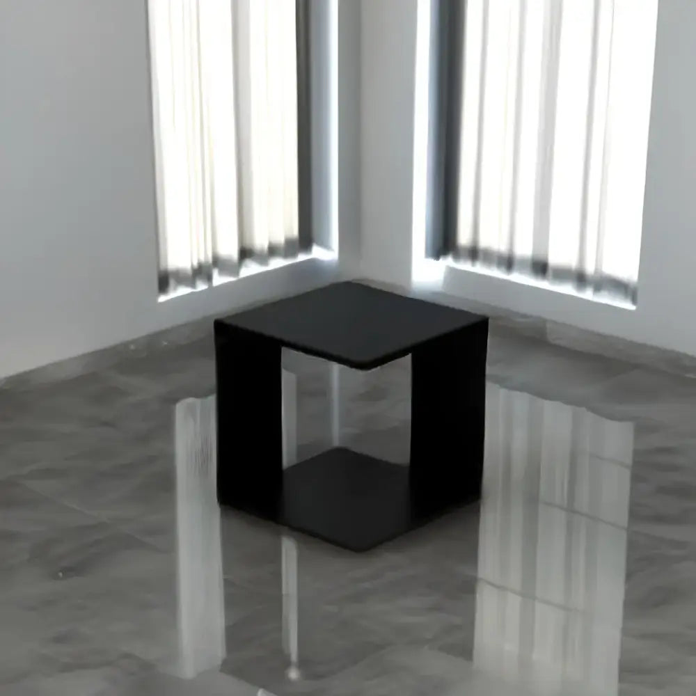 Estante de Cubo Roble Oscuro 38x38x38 cm Kenneth Cole (KCWD2022053-BR) - Mesa Esquinera