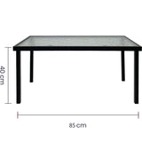 Set de Terraza 2-1-1 de Metal con Malla Sintética (EX-7149) yapcr.com Costa Rica