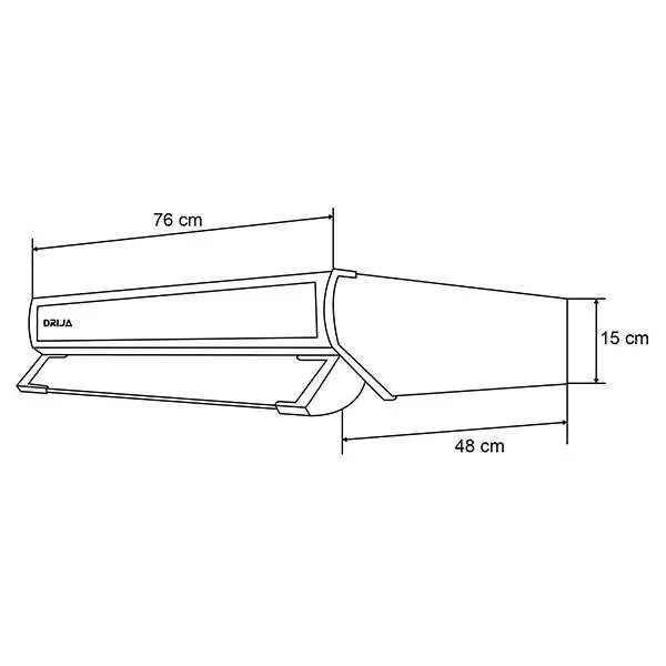 Extractor de Grasa Drija Compacta 76 Acero - Extractores