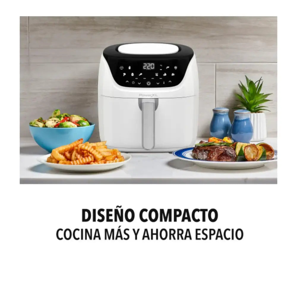 Freidora de Aire 5.7 Litros PowerXL Blanca (AF-E6001) - Freidoras