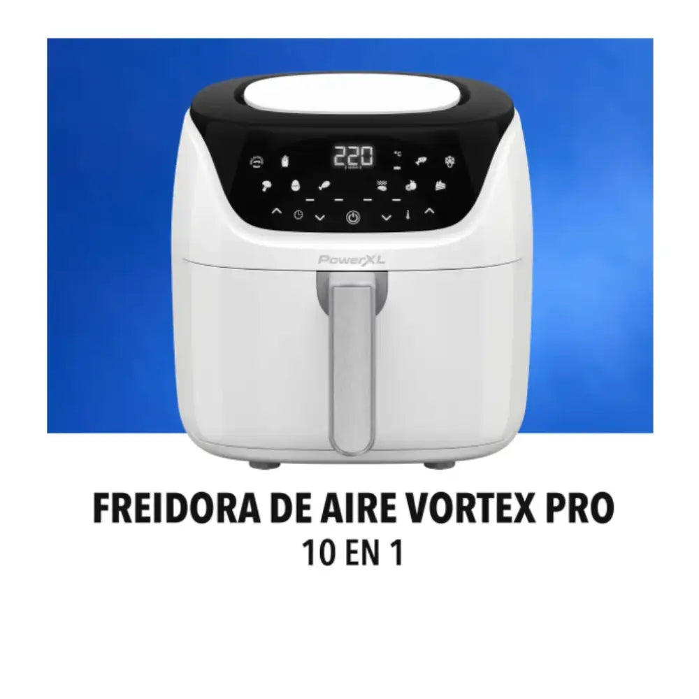 Freidora de Aire 5.7 Litros PowerXL Blanca (AF-E6001) - Freidoras