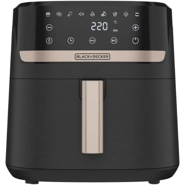 Freidora de Aire Purifry Digital 8 Litros Black + Decker Negra (AFBD82-1BDLA) - Freidoras