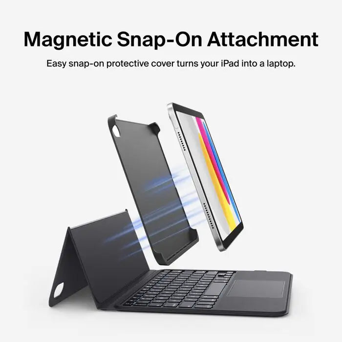 Funda con Teclado para iPad 10.9’’ 10ª Gen 11’’ A16 11ª - Belkin Negra (BBZ001TT-V3)