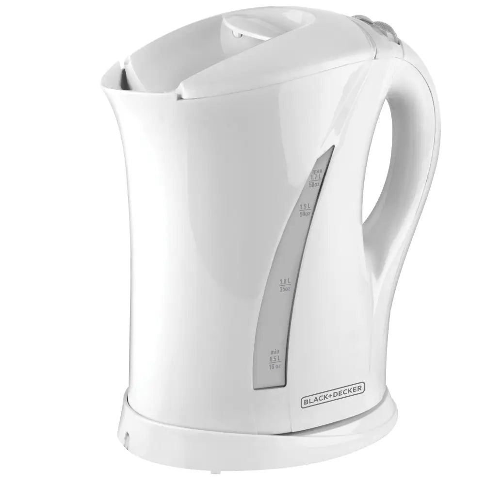 Hervidor de Agua Eléctrico Blanco 1.7 Litros Black + Decker (JKCBD7876W) Hervidores