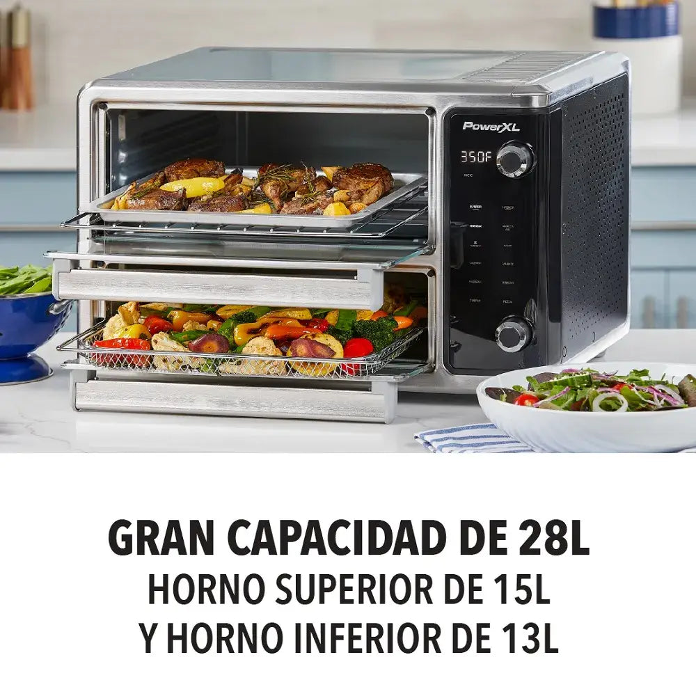 Horno Doble y Freidora de Aire SmartSynx Power XL (TO67D5-1SPLA) - Freidoras