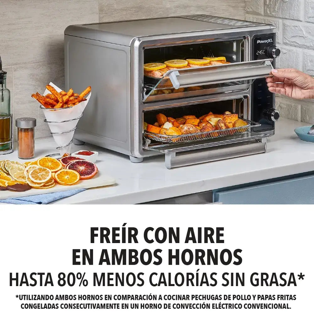 Horno Doble y Freidora de Aire SmartSynx Power XL (TO67D5-1SPLA) - Freidoras