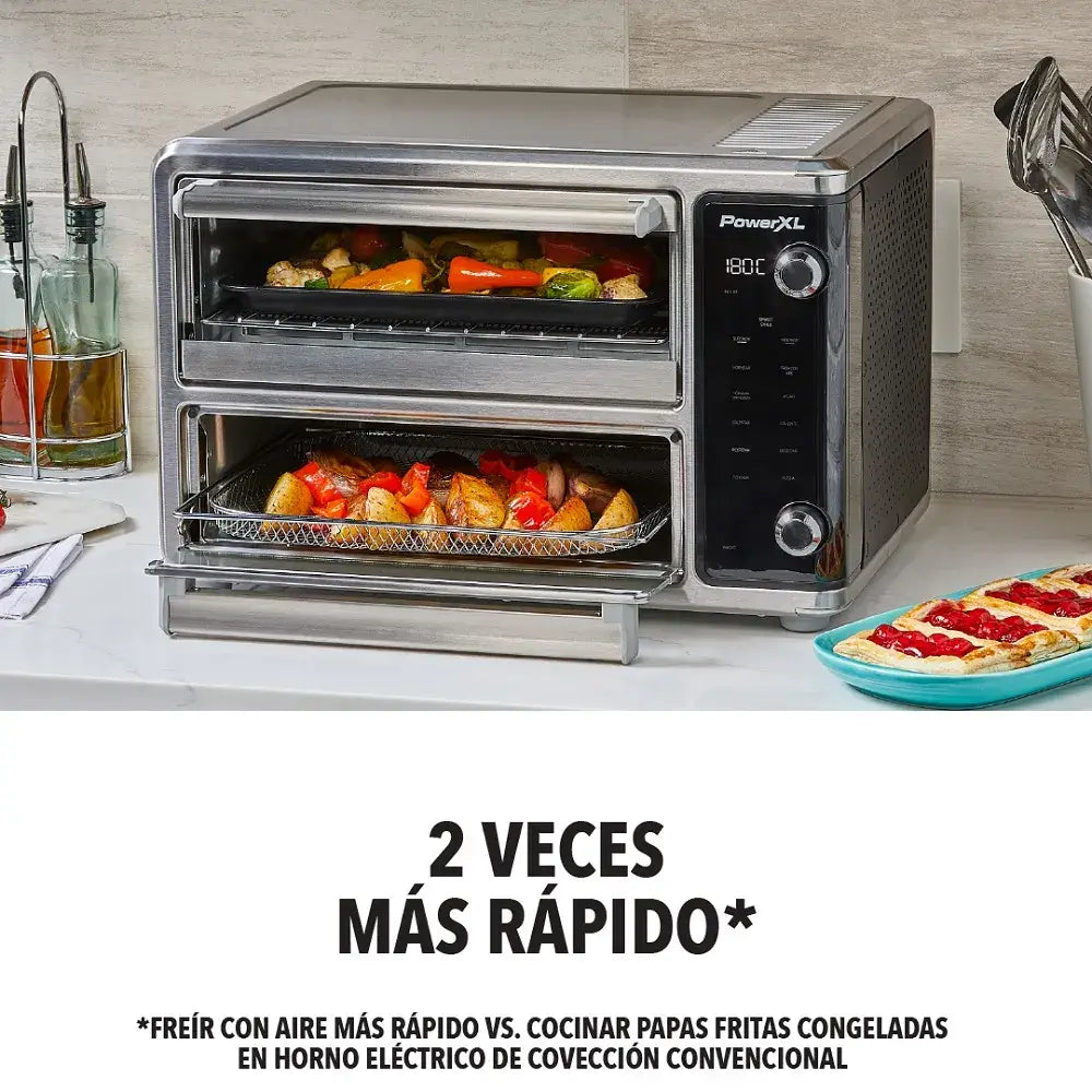 Horno Doble y Freidora de Aire SmartSynx Power XL (TO67D5-1SPLA) - Freidoras