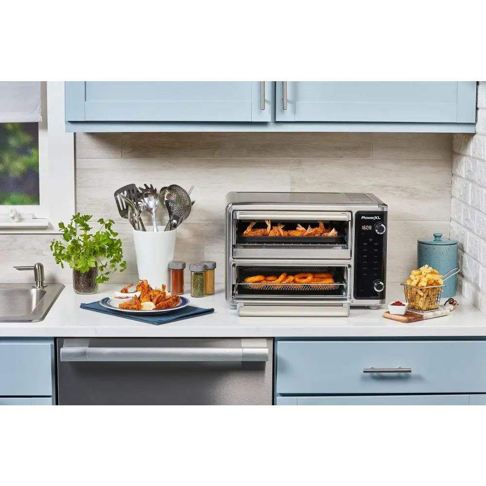 Horno Doble y Freidora de Aire SmartSynx Power XL (TO67D5-1SPLA) - Freidoras