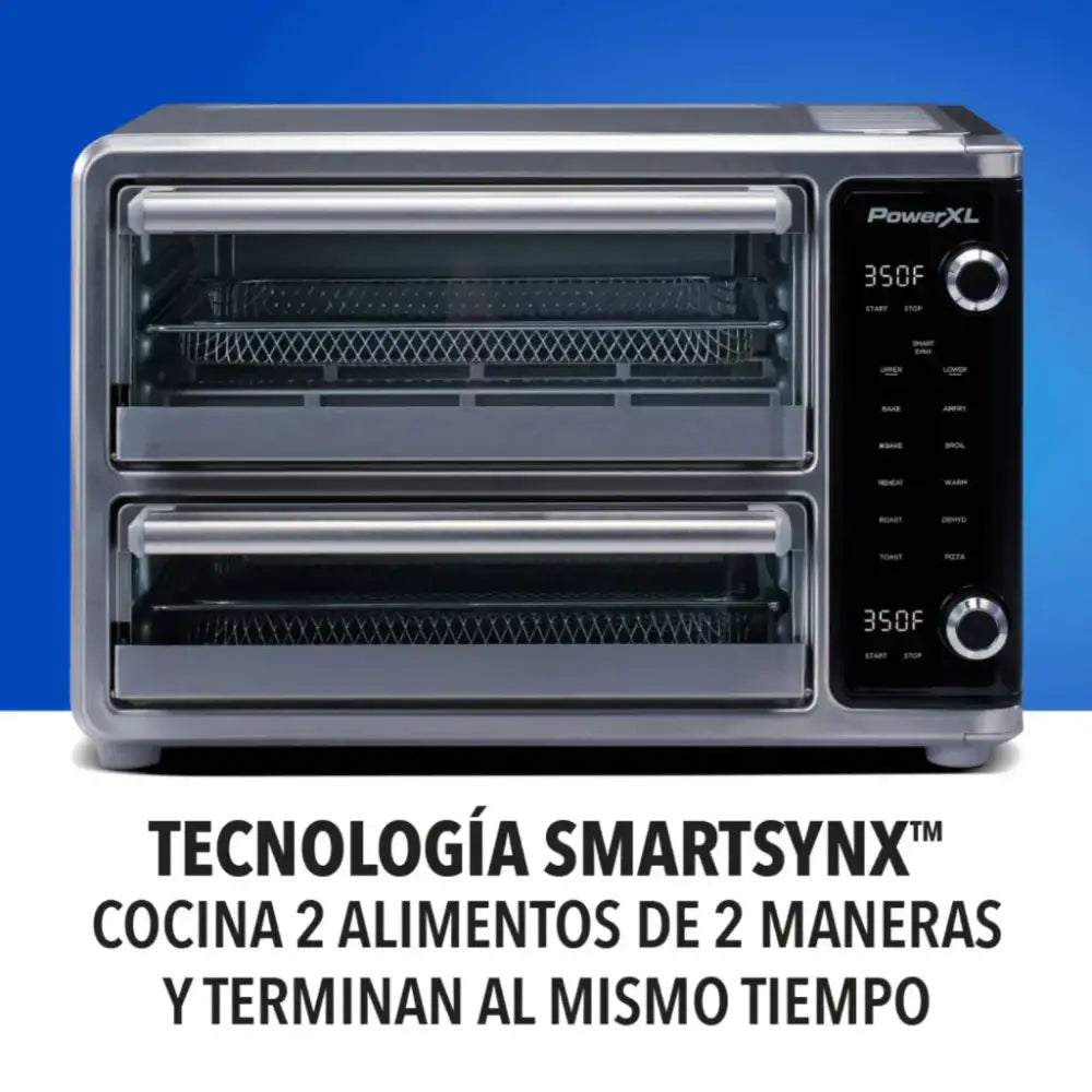Horno Doble y Freidora de Aire SmartSynx Power XL (TO67D5-1SPLA) - Freidoras
