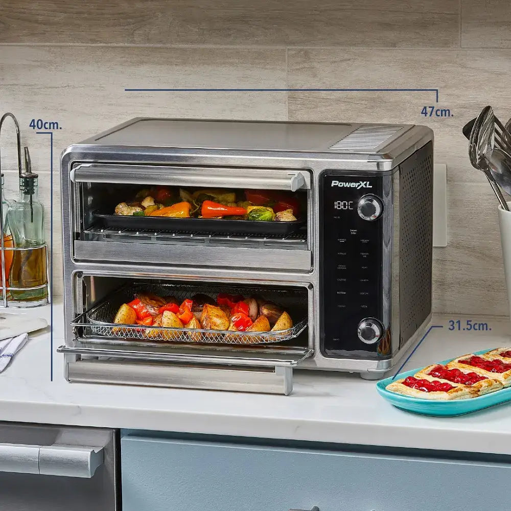 Horno Doble y Freidora de Aire SmartSynx Power XL (TO67D5-1SPLA) - Freidoras