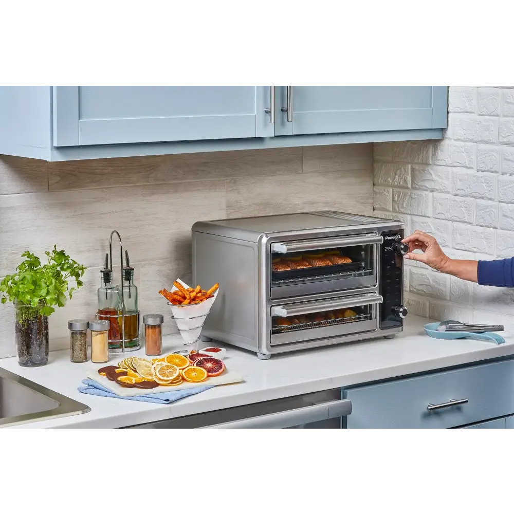 Horno Doble y Freidora de Aire SmartSynx Power XL (TO67D5-1SPLA) - Freidoras