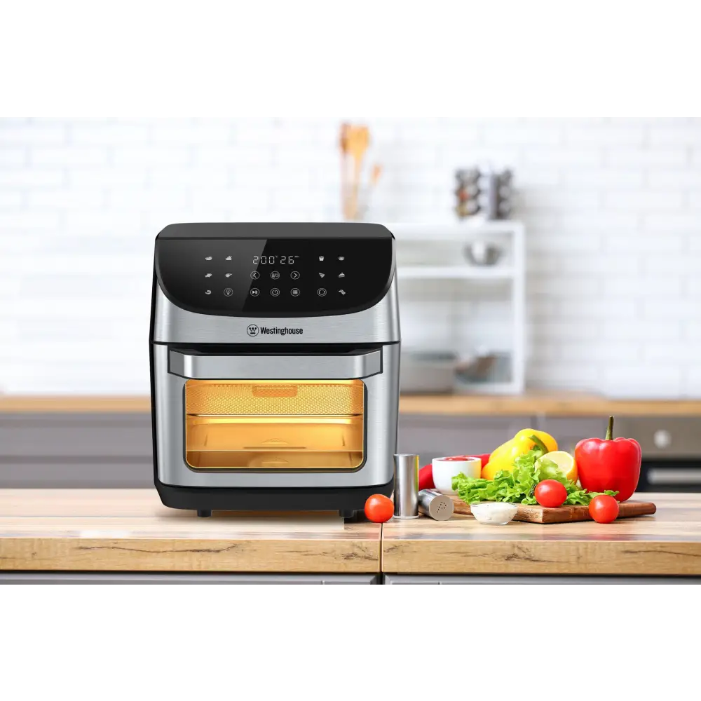 Horno Freidor de Aire Digital 12L con Rostizador Westinghouse (WKAF6103) - Hornos Multifuncionales