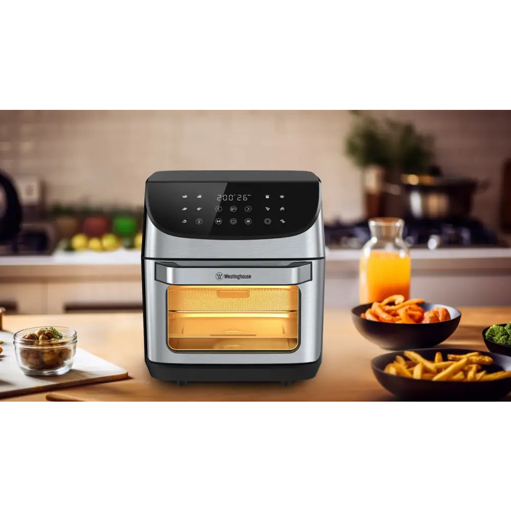 Horno Freidor de Aire Digital 12L con Rostizador Westinghouse (WKAF6103) - Hornos Multifuncionales