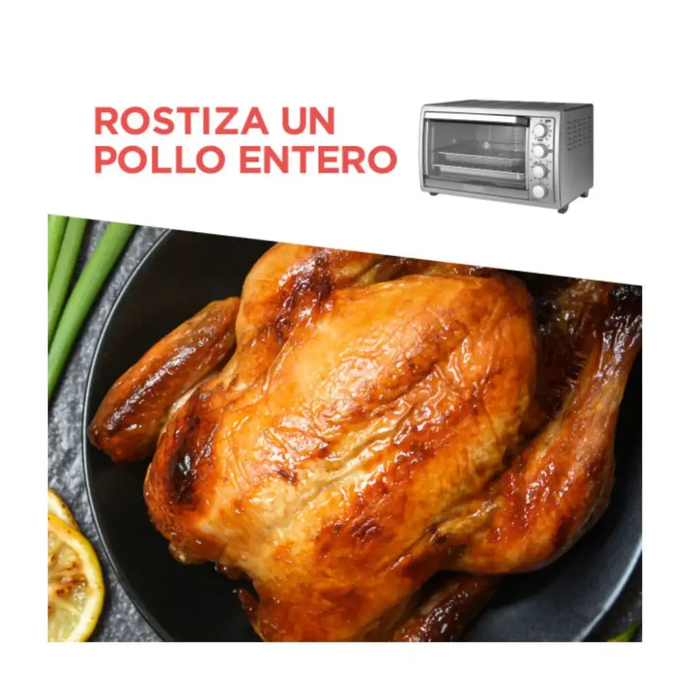 Horno Tostador con Freidora de Aire Black + Decker 9 Rebanadas(TO4315SS-LA) - Hornos Tostadores