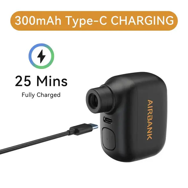 Inflador Mini AirBank AS100 Pocket SE Negro - Infladores