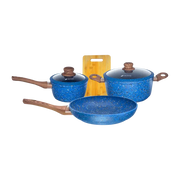 Juego de Ollas Granito Azul 6 Piezas Monix (74700)