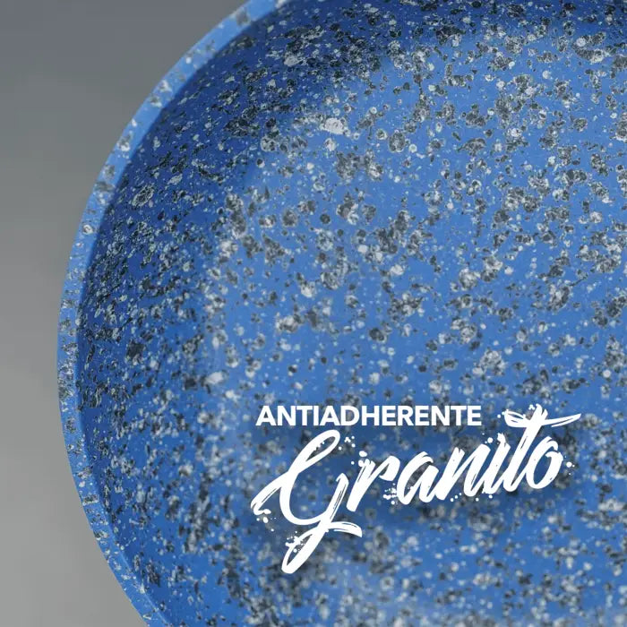 Juego de Ollas Granito Azul 6 Piezas Monix (74700)