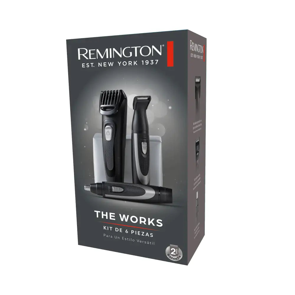 Kit Recortador de Barba Remington The Works (MB906) Detalladores Faciales