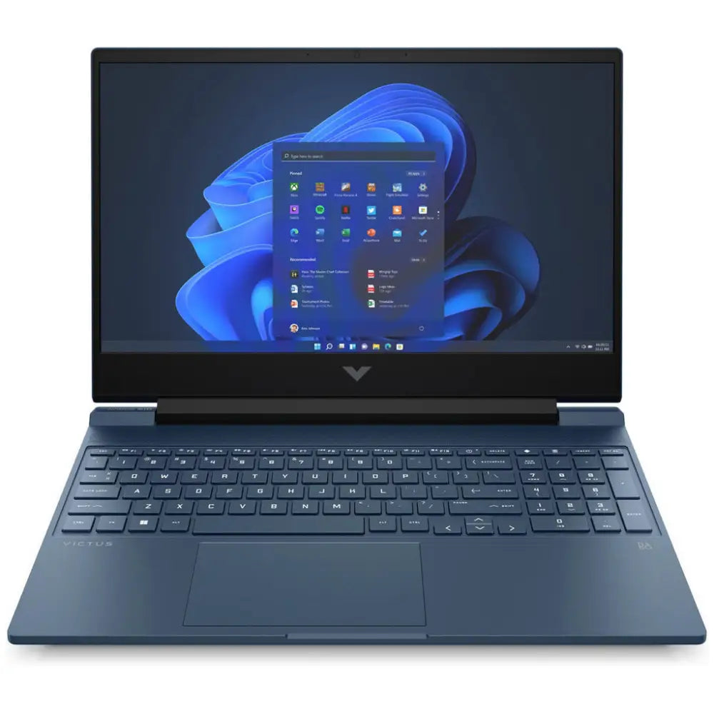 Laptop HP Victus - 15.6’’ Full HD 144 Hz - Intel Core i5-12450H - RTX 3050 - 8 GB RAM - 512 SSD - Azul (15-FA0033DX)