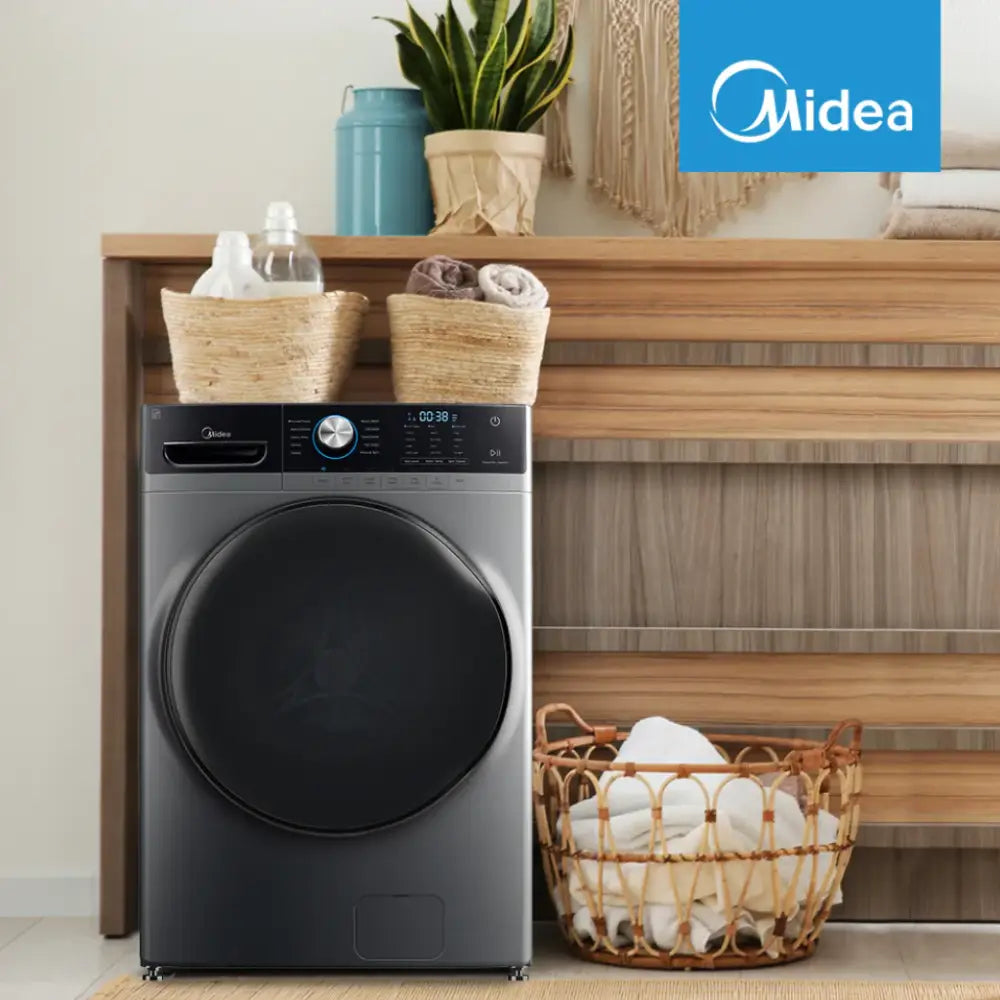 Lavadora Automática Carga Frontal 21 Kg Midea Titan Wash Silver (MH04W45/S CA) Lavadoras