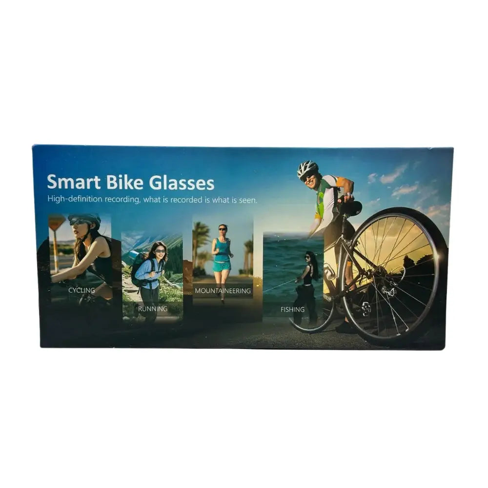 Lentes Deportivos Inteligentes con Cámara HD – Smart Bike Glasses Negros (GL1) - para Ciclismo