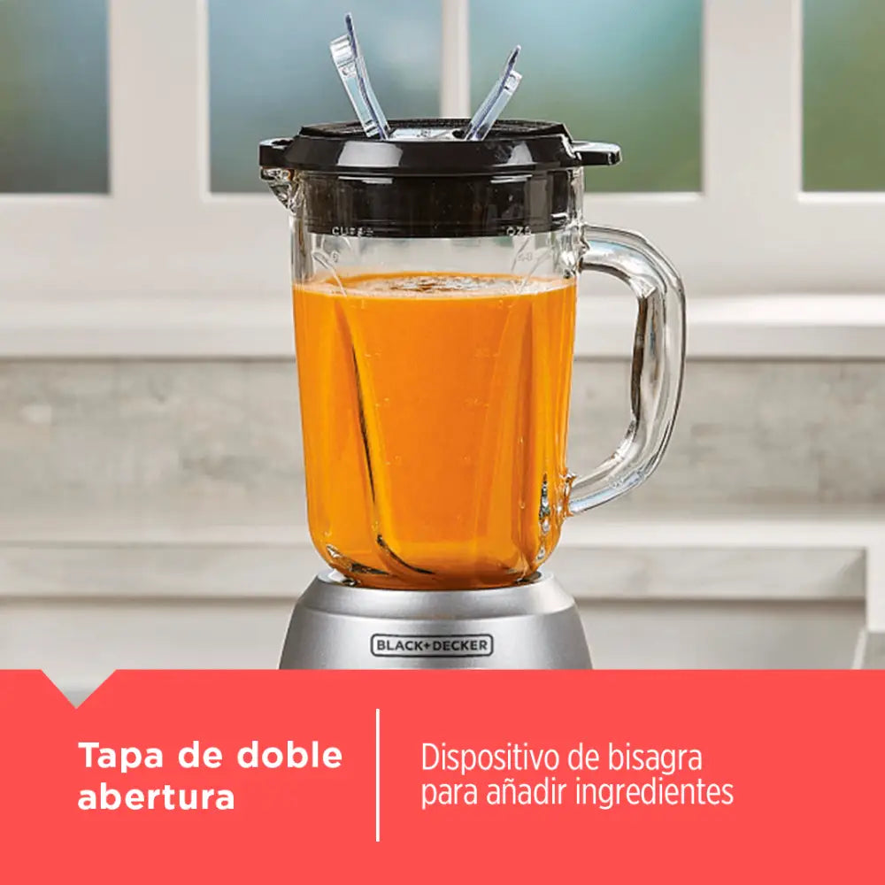 Licuadora Black + Decker Digital 700 Watts Vaso de Vidrio (BL0976-1MDLA) - Licuadoras