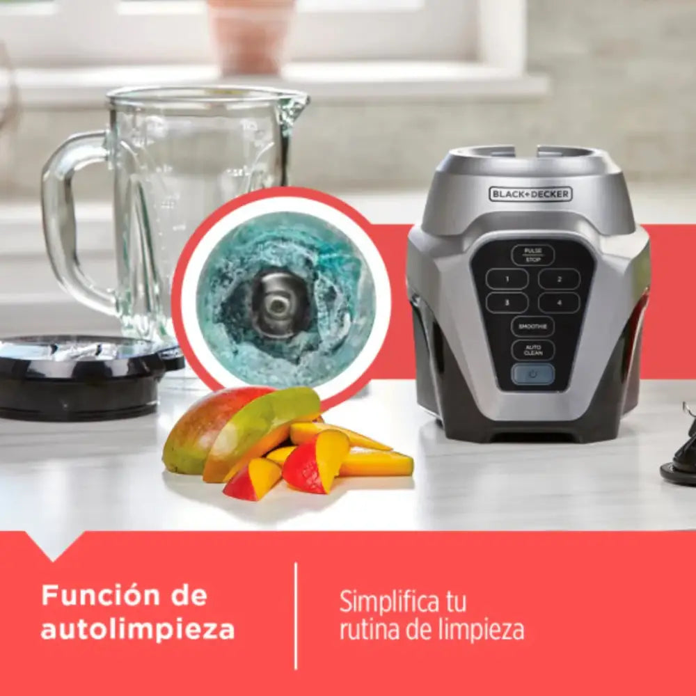 Licuadora Black + Decker Digital 700 Watts Vaso de Vidrio (BL0976-1MDLA) - Licuadoras