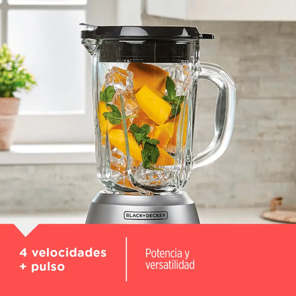 Licuadora Black + Decker Digital 700 Watts Vaso de Vidrio (BL0976-1MDLA) - Licuadoras