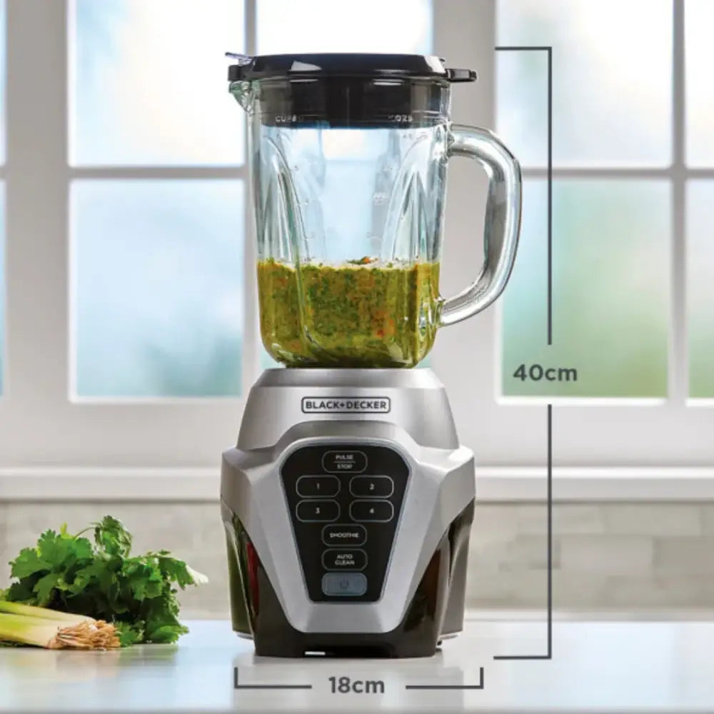 Licuadora Black + Decker Digital 700 Watts Vaso de Vidrio (BL0976-1MDLA) - Licuadoras
