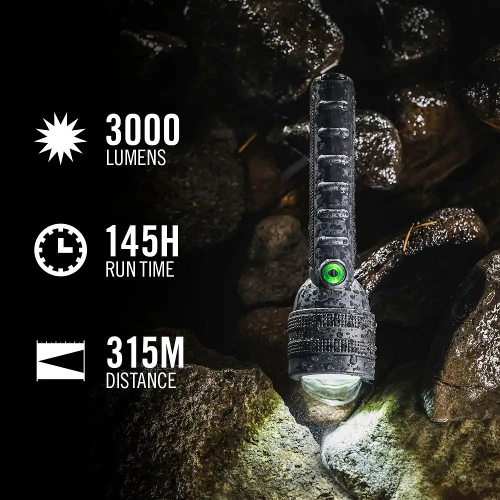 Linterna Coast GX40R LED Recargable 3000 Lúmenes (31134)