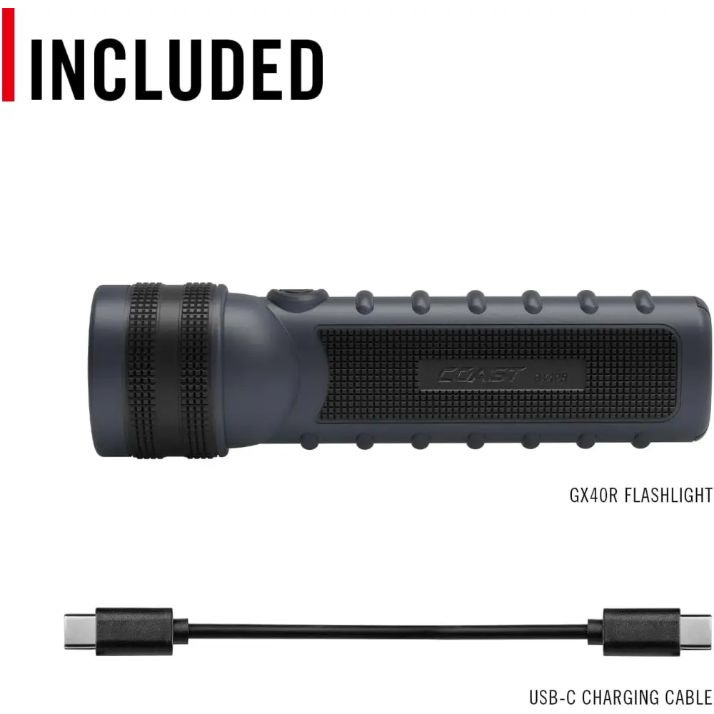 Linterna Coast GX40R LED Recargable 3000 Lúmenes (31134)