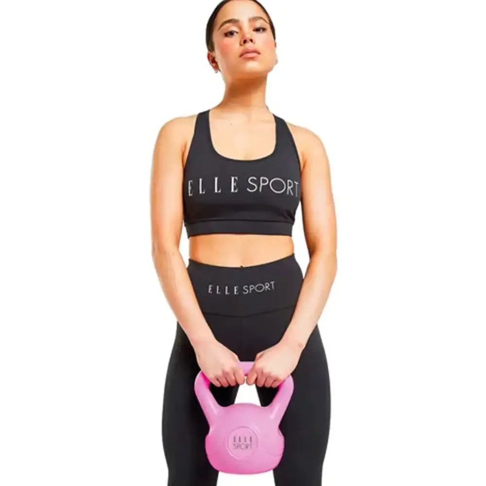 Mancuerna Elle Sport Kettlebell 4 Kg Fucsia (SR8249) - Mancuernas