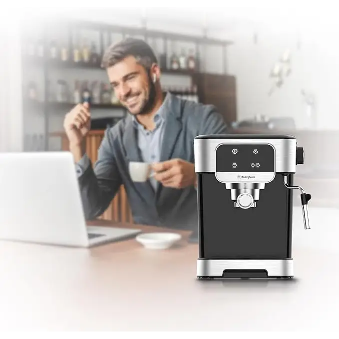 Máquina para Café Espresso Doble Semiautomática con Espumador Westinghouse (WKCMA612) - Maquinas