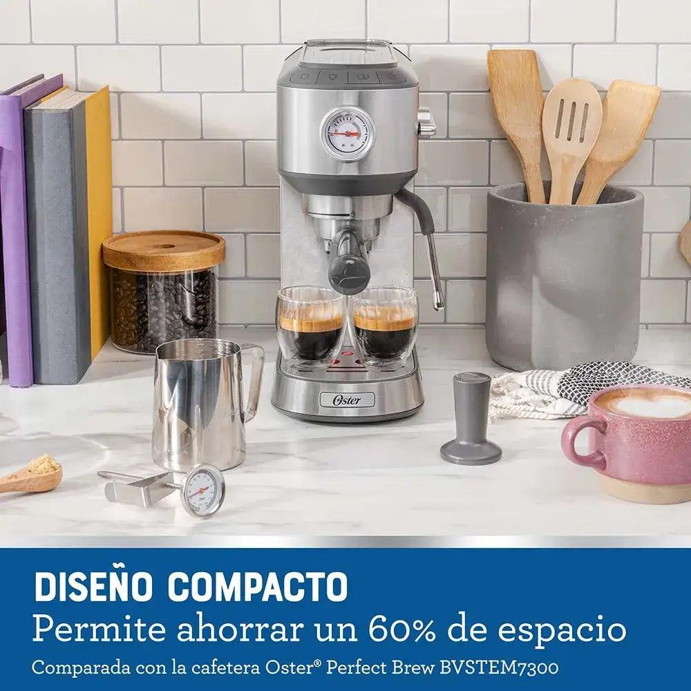 Máquina Compacta para Café Espresso y Capuccino Oster (BVSTEM7200) - Maquinas