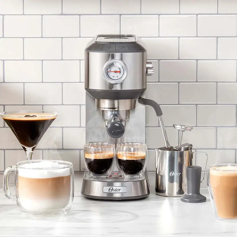 Máquina Compacta para Café Espresso y Capuccino Oster (BVSTEM7200) - Maquinas