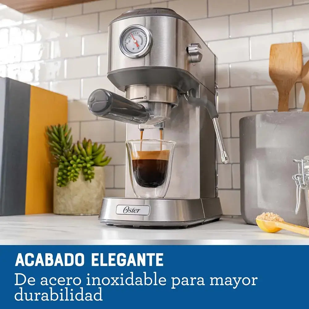 Máquina Compacta para Café Espresso y Capuccino Oster (BVSTEM7200) - Maquinas