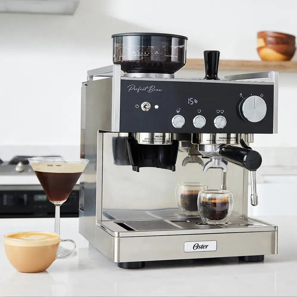 Máquina para Espresso Perfect Brew Oster (BVSTEM7400) - Maquinas Café