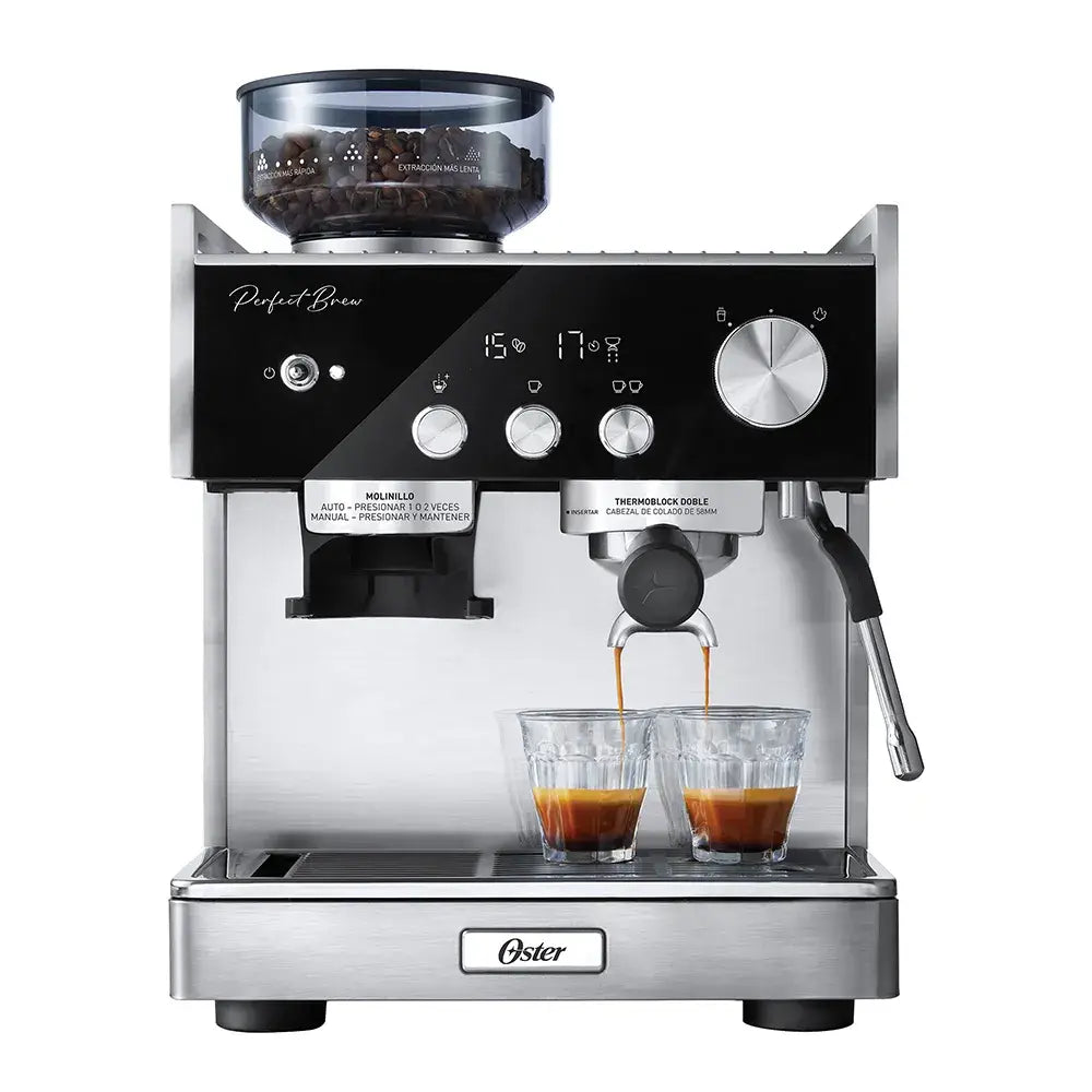 Máquina para Espresso Perfect Brew Oster (BVSTEM7400) - Maquinas Café