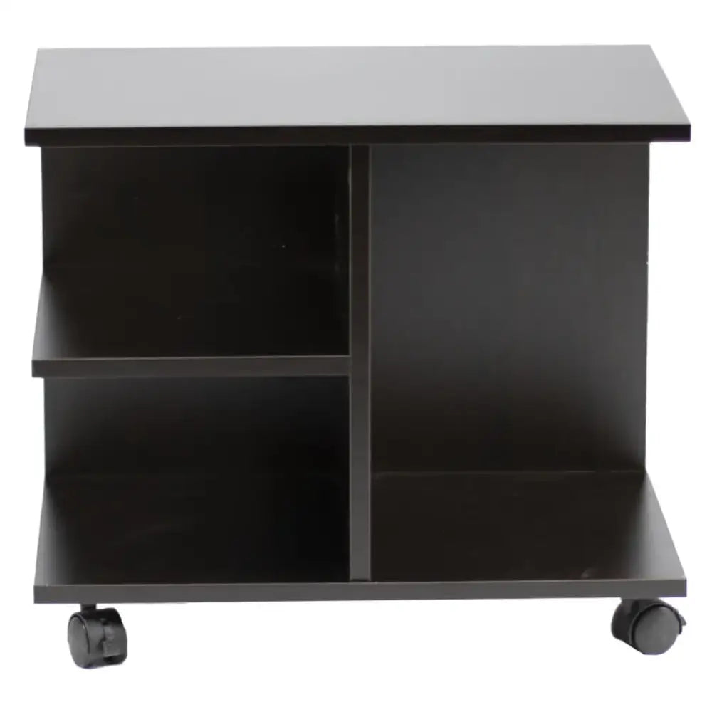 Mesa Auxiliar Moderna con Rodines Roble Oscuro 50x42.5x35 cm Kenneth Cole (KCWD2022057-B)