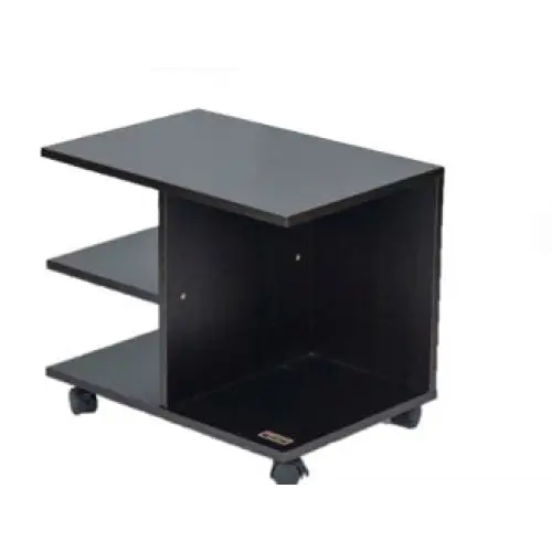 Mesa Auxiliar Moderna con Rodines Roble Oscuro 50x42.5x35 cm Kenneth Cole (KCWD2022057-B)