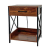 Mesa Auxiliar Tokoa con una Gaveta y Tomas USB (ME-595) yapcr.com Costa Rica