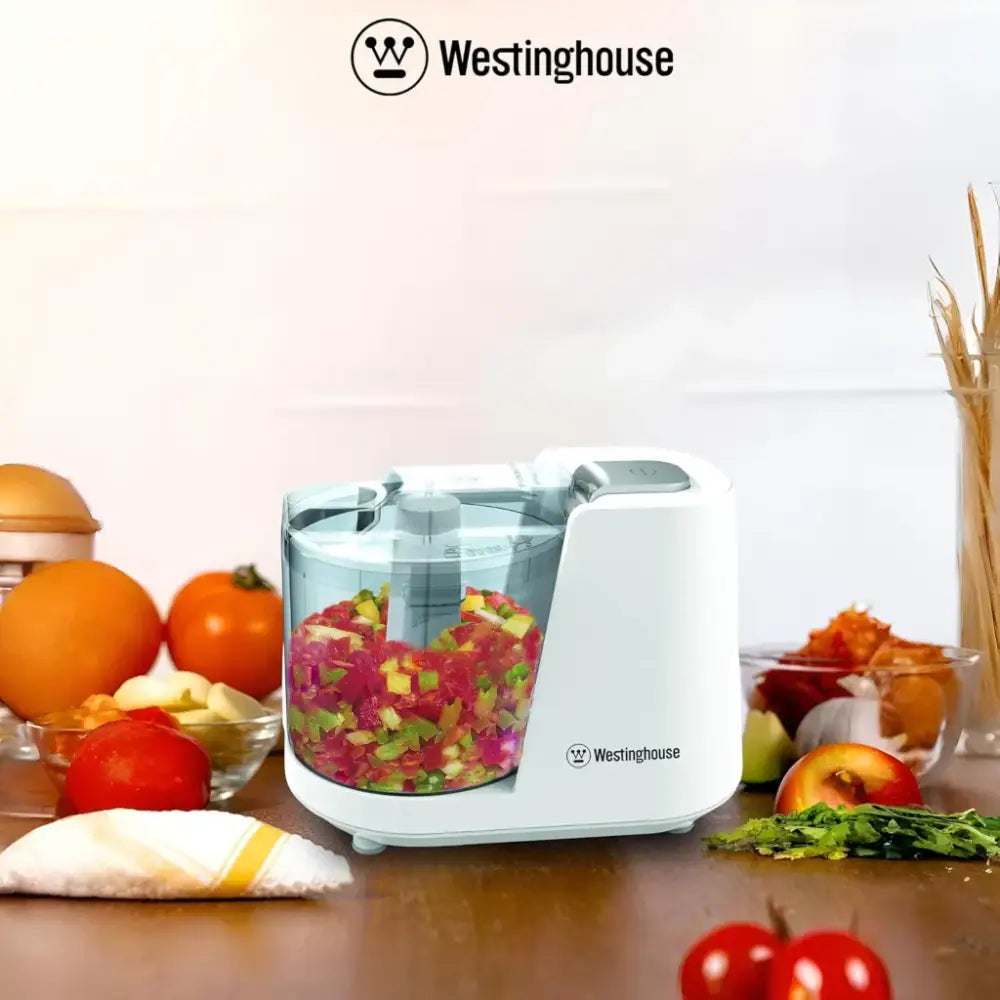 Mini Procesador de Alimentos 300 ml Westinghouse Blanco (WKMCGO01WH) Procesadores