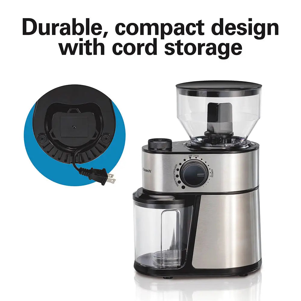 Moledor de Café Hamilton Beach Acero 14 Tazas (80385) - Moledores